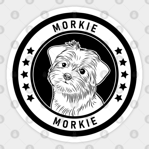 Morkie Fan Gift Sticker by millersye